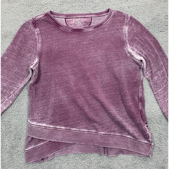 Women's Calvin Klein XXL Vintage Design Distressed Pull-on Sweater Longsleeve - Picture 2 of 16